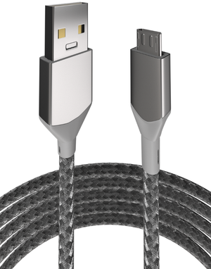 
            
                Load image into Gallery viewer, 6 FT MICRO USB TO USB TYPE A CABLE (AMPSENTRIX) (INFINITY)
            
        