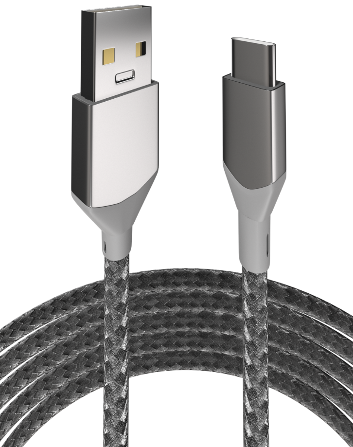 3 FT USB TYPE C TO USB TYPE A CABLE (AMPSENTRIX) (INFINITY)