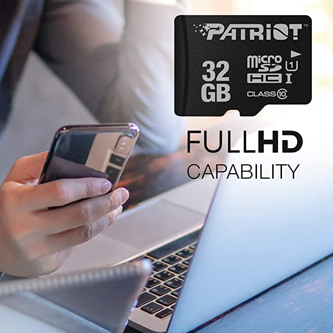 
            
                Load image into Gallery viewer, Patriot 32GB Micro SD Memory Card
            
        